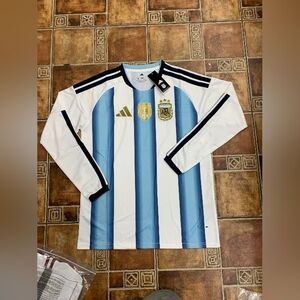 Adidas Argentina 2026 World Cup Long Sleeve Jersey Size M